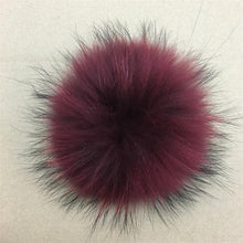 Load image into Gallery viewer, Big Size 15cm DIY Real Fox Fur Pompoms Raccoon Fur Pom Poms Balls Natural Fur Pompon For Hats Bags Shoes Scarves Accessories