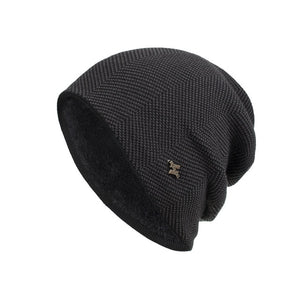 Men Winter Warm Hat New Fashion Adult Unisex Knitted Casual Beanies Skullies Cotton Wool Hats Brand Outdoor Solid Gorros