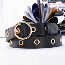 Load image into Gallery viewer, JIFANPAUL New sweetheart buckle with adjustable ladies luxury brand cute Heart-shaped thin belt high quality punk fashion belts