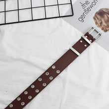 Load image into Gallery viewer, NO.ONEPAUL women belt Genuine Leather New Punk style fashion Pin Buckle jeans Decorative Belt Chain luxury brand belts for women