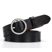 Load image into Gallery viewer, NO.ONEPAUL women belt Genuine Leather New Punk style fashion Pin Buckle jeans Decorative Belt Chain luxury brand belts for women