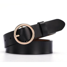 Load image into Gallery viewer, NO.ONEPAUL women belt Genuine Leather New Punk style fashion Pin Buckle jeans Decorative Belt Chain luxury brand belts for women