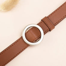 Load image into Gallery viewer, NO.ONEPAUL women belt Genuine Leather New Punk style fashion Pin Buckle jeans Decorative Belt Chain luxury brand belts for women