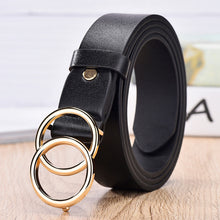 Load image into Gallery viewer, NO.ONEPAUL women belt Genuine Leather New Punk style fashion Pin Buckle jeans Decorative Belt Chain luxury brand belts for women